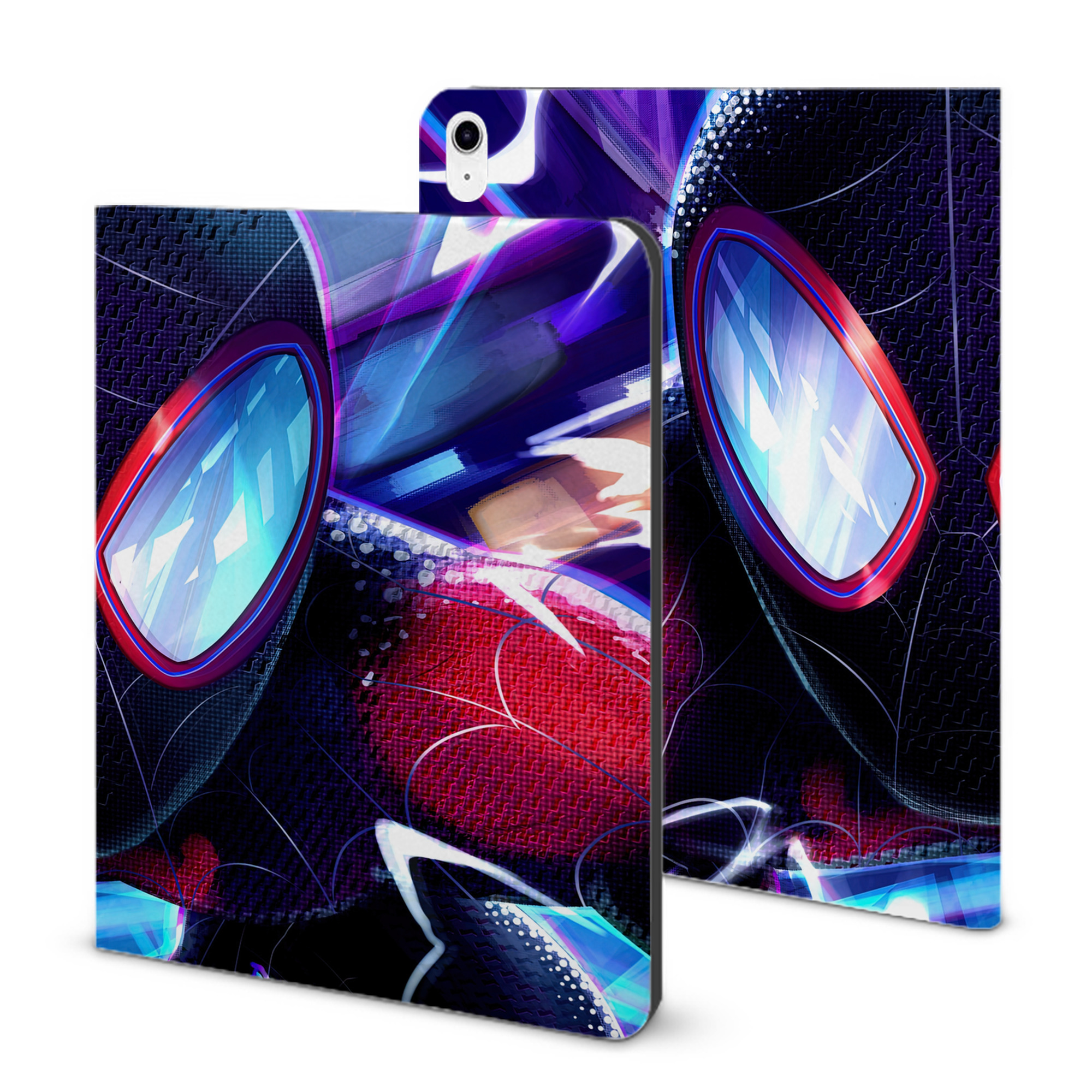 （画像用） Spider Man スパイダーマン IPad ケース ブック型 PUレザー TPU 耐衝撃 軽量 薄型 ペン収納なし 全面保護 IPad 各モデル対応